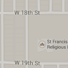 map to Saint Francis Church